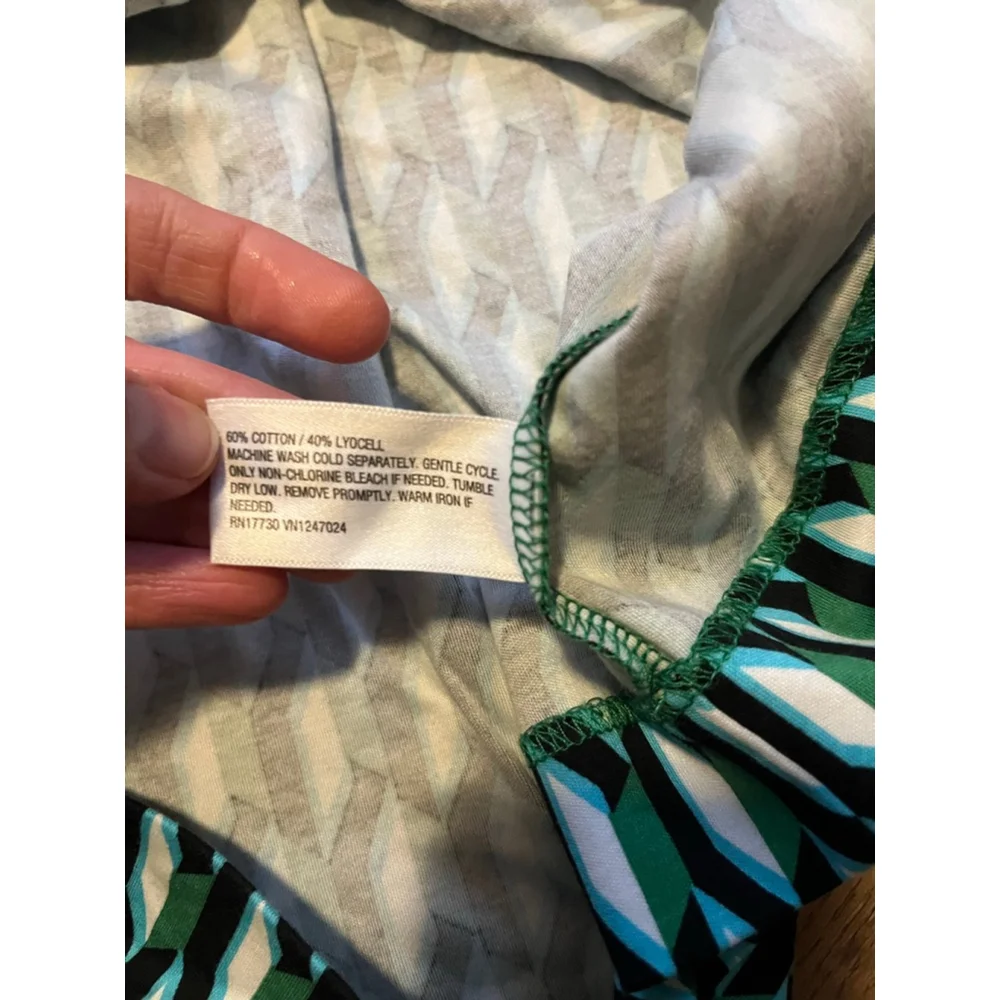 Diane Von Furstenberg x Target NWT midi geometric wrap dress XS